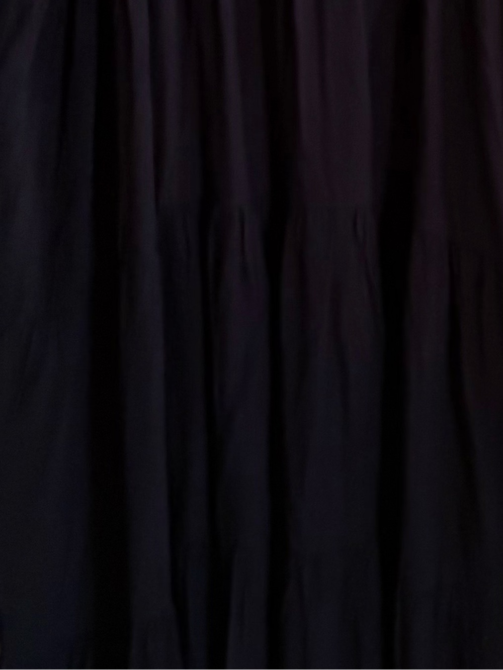 NEW NATURAL LIFE Black Collared Tiered Dress - Picture 8 of 8